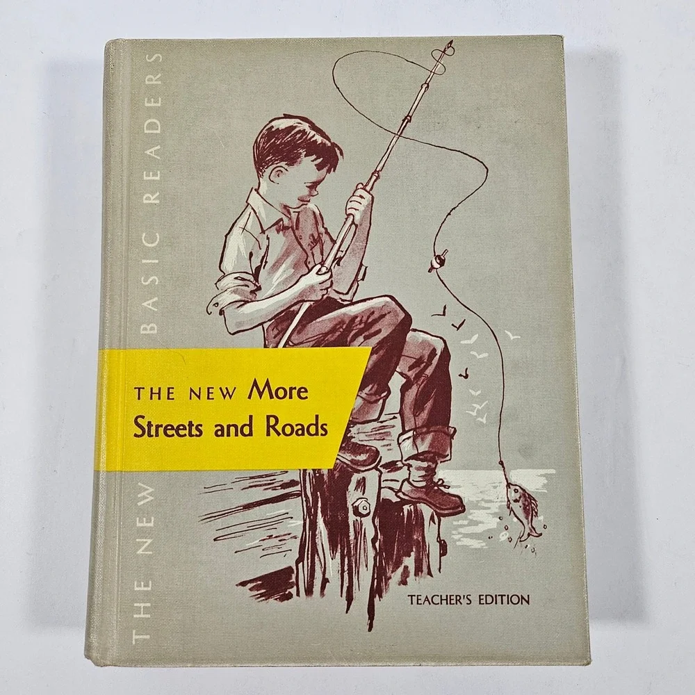 New More Streets and Roads Teacher Edition 1956 Basic Readers 3rd Grade Book